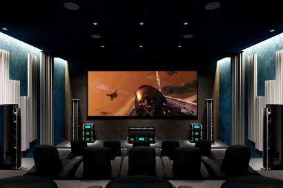 آکوستیک اتاق برای راه اندازی سینمای خانگی